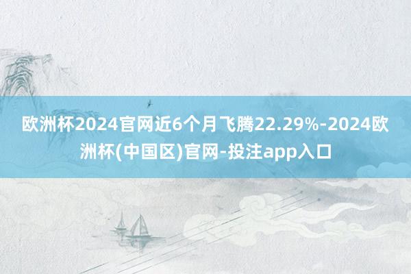 欧洲杯2024官网近6个月飞腾22.29%-2024欧洲杯(中国区)官网-投注app入口