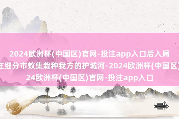 2024欧洲杯(中国区)官网-投注app入口后入局的国产大模子不错在细分市蚁集栽种我方的护城河-2024欧洲杯(中国区)官网-投注app入口