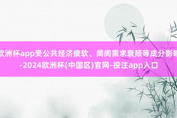 欧洲杯app受公共经济疲软、阛阓需求衰颓等成分影响-2024欧洲杯(中国区)官网-投注app入口