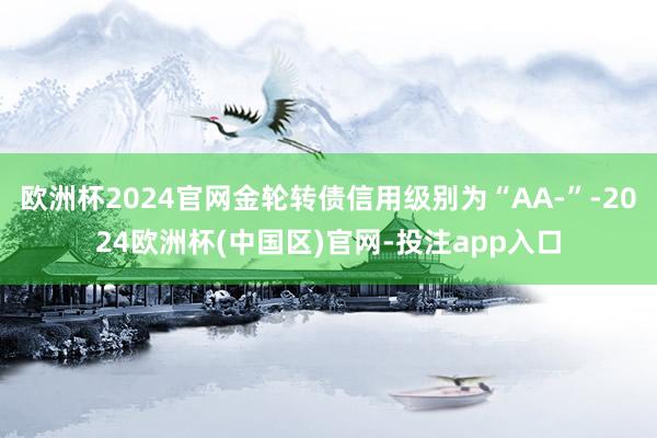 欧洲杯2024官网金轮转债信用级别为“AA-”-2024欧洲杯(中国区)官网-投注app入口